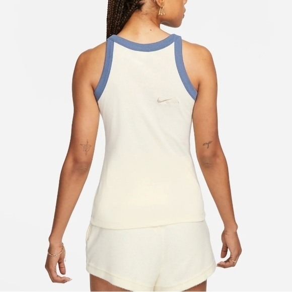 Nike Sportswear Collection Women's Cutout Tank Top Coconut Milk - Picture 2 of 16